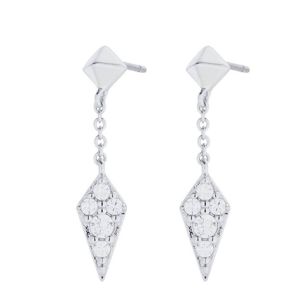 Stella & Dot silver Kite earrings